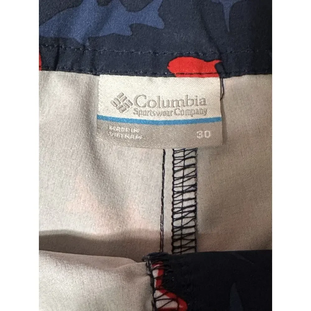 Columbia PFG Board Short Size 30‎ Gamefish Swim Trunk 9”